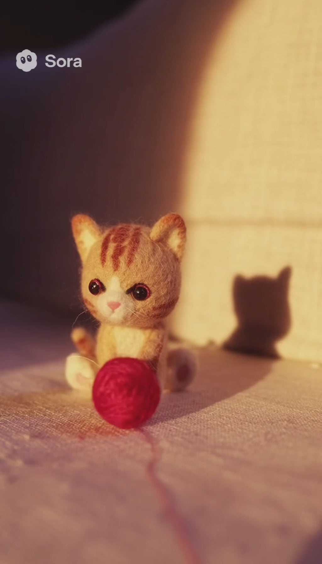 The Cat and Its Shadow Friend