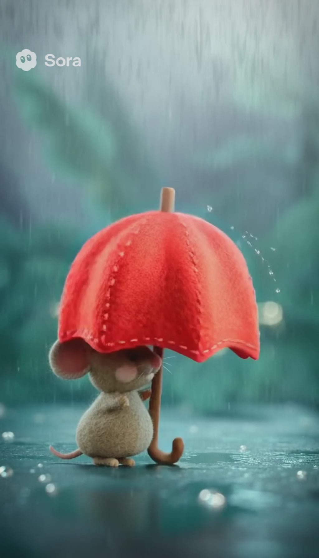 Little Cute Mouse from - Umbrella